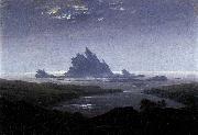 Caspar David Friedrich Rocky Reef on the Sea Shore oil painting